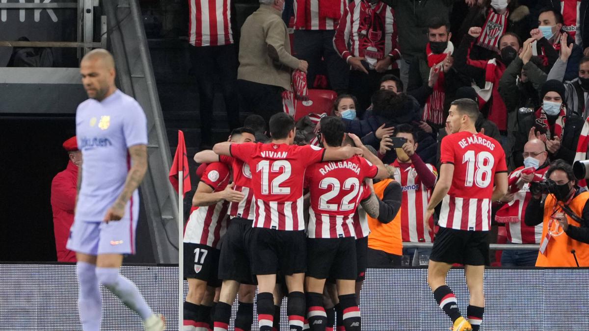 Barcelona es eliminado por Athletic de Bilbao en la Copa del Rey