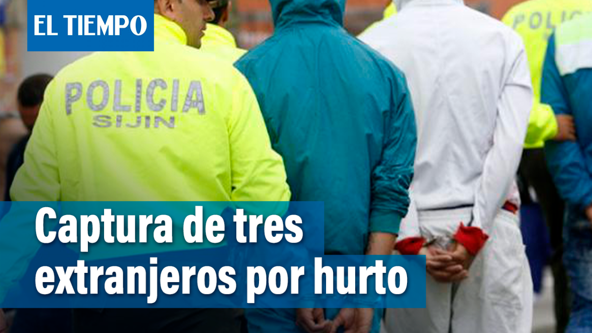 Dos hombres y una mujer fueron capturados por el delito de hurto
