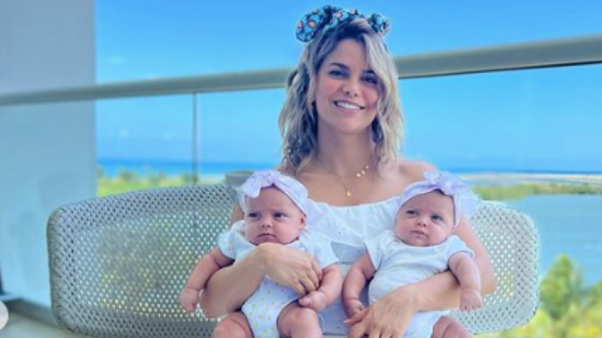 Adriana Lucía compartió tierna conversación con sus dos gemelas
