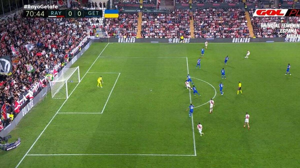 Falcao García: el golazo que le anularon en Rayo vs Getafe