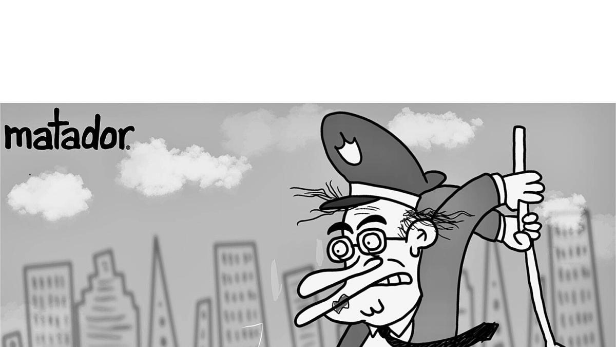Caricatura de Matador: Se dejó engatusar