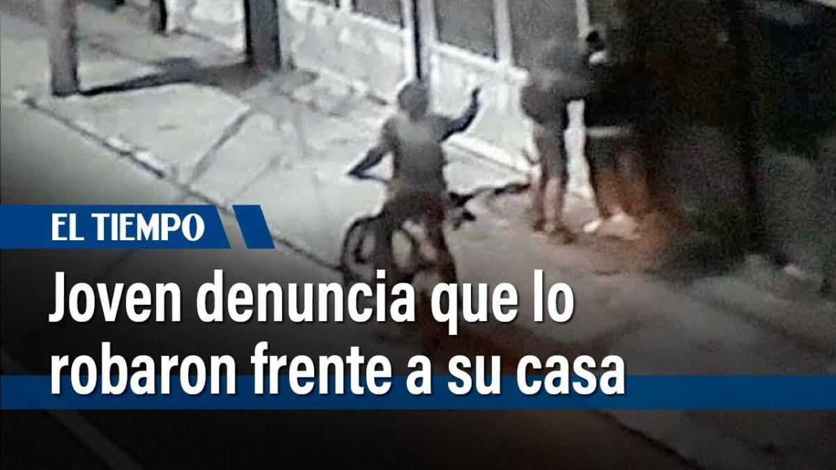 Joven es amenazado con arma de fuego en medio de un robo en Engativá