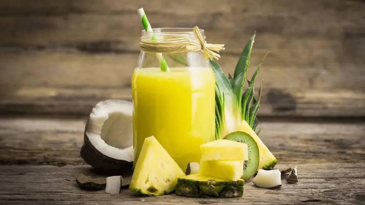 Jugo de piña y pepino para limpiar el colon: así puede prepararlo