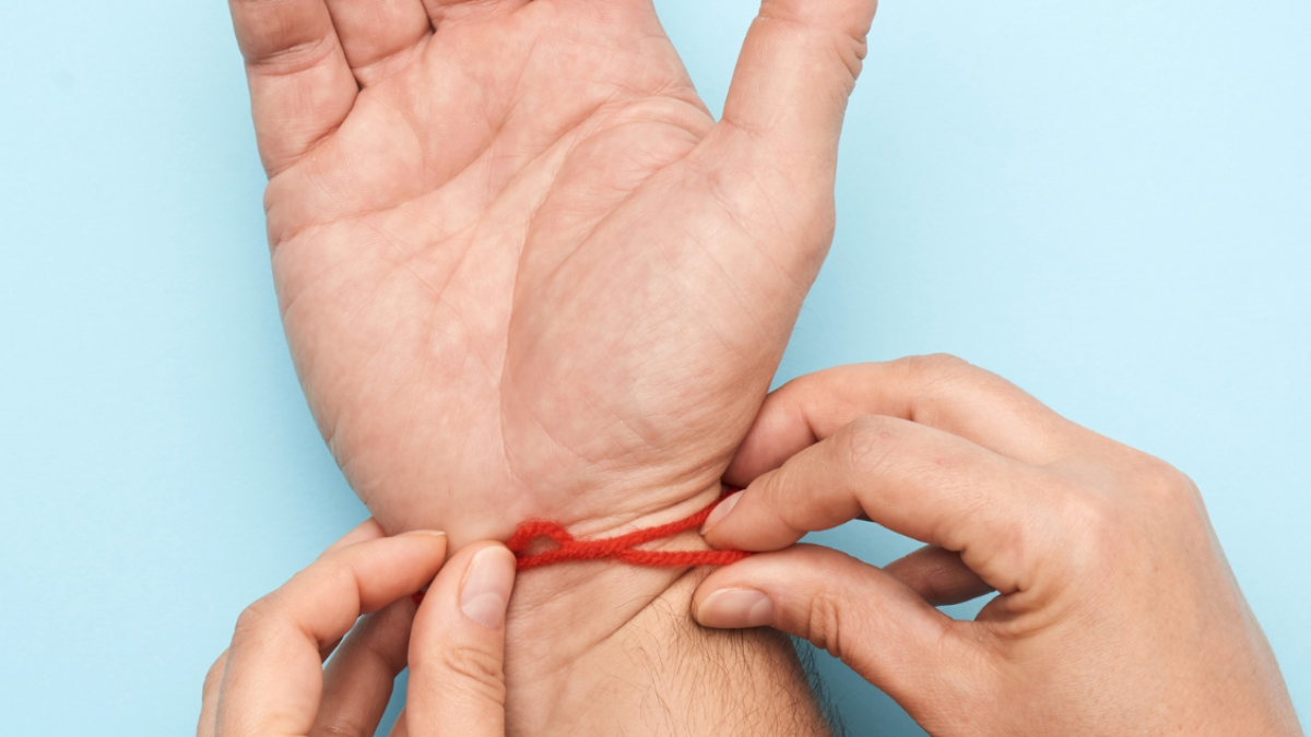 Pulsera De Cuerda Roja De La Suerte Para Hombre Y Mujer, Brazalete