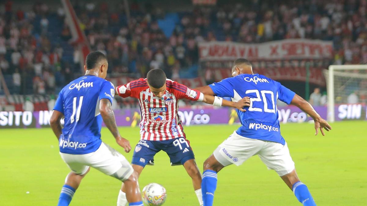 Junior vence a Millonarios en la ida de la Superliga, resumen