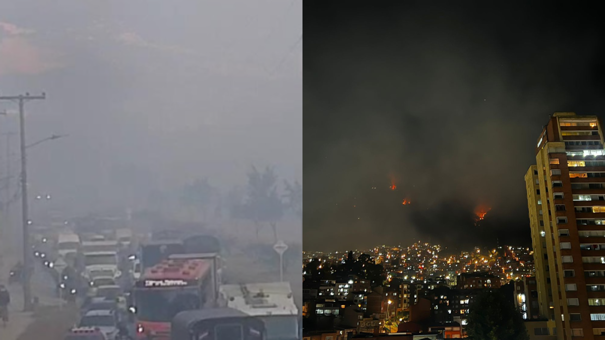 Incendios forestales: estas son algunas de las vías afectadas por el humo