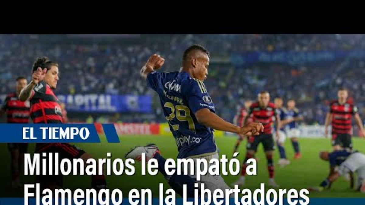 Video: gol de Daniel Ruiz en el empate Millonarios 1, Flamengo 1 Copa ...