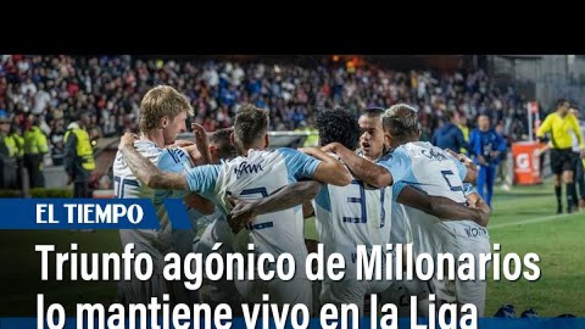 Millonarios venció a Pasto y sigue vivo, crónica y goles del partido ...
