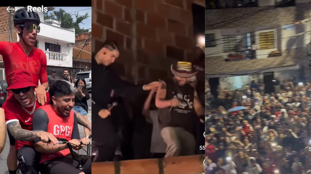 Ryan Castro dio un concierto gratuito en plena vía pública de Medellín ...