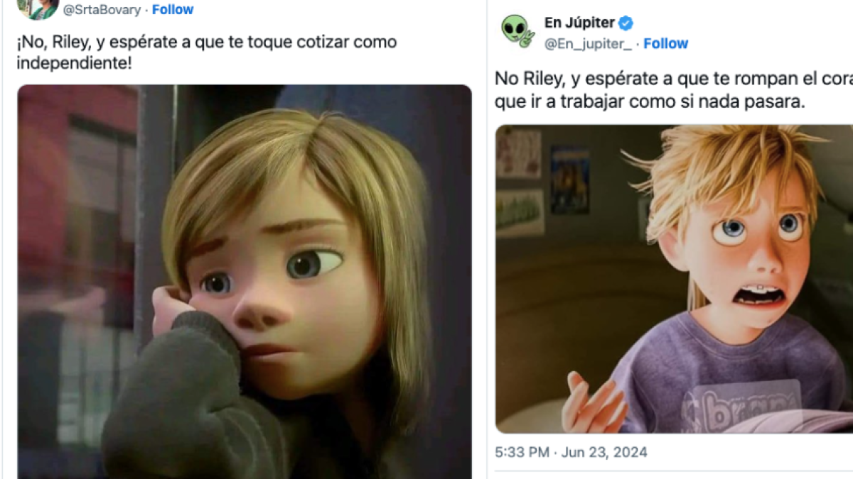 ‘No Riley’: los crueles memes de 'IntensaMente 2' sobre ansiedad que ...