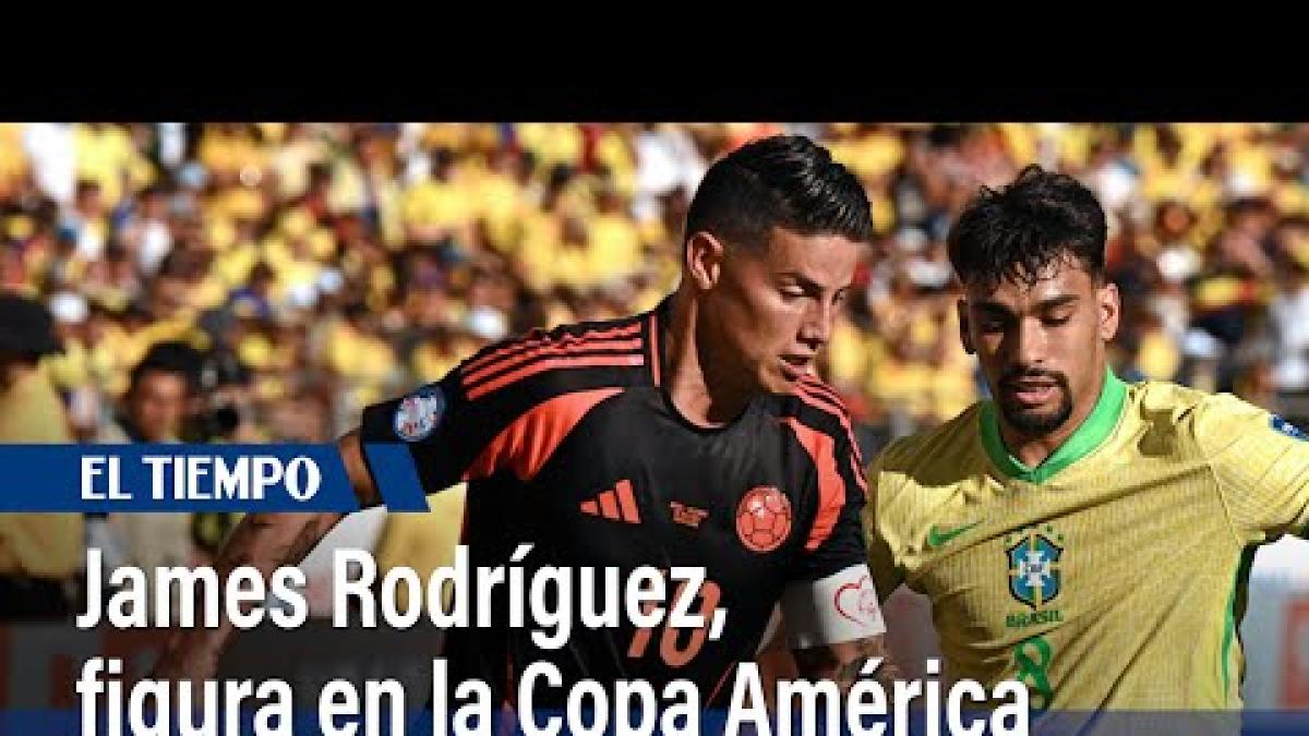 James Rodríguez, la figura de Colombia en el empate contra Brasil ...