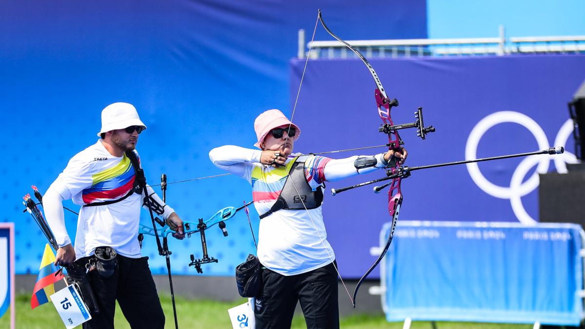 Ana Rendón y Santiago Arcila, eliminados en el equipo mixto del tiro ...