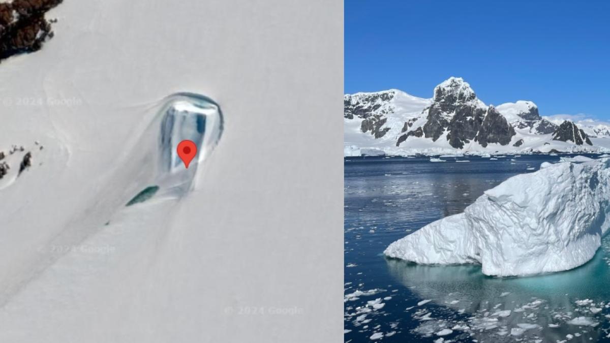 Encuentran misteriosa 'puerta' en el hielo de la Antártida y las personas  crean varias teorías al respecto