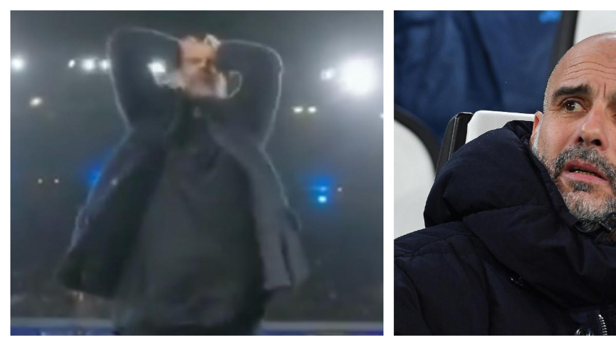 Pep Guardiola, desespera: fue captado en video rasguñándose otra vez la ...