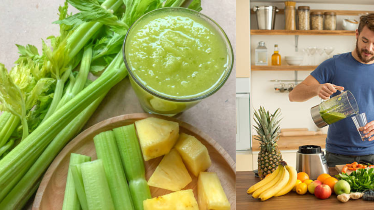 Licuado de piña con apio: beneficios de tomar esta bebida a diario y ...