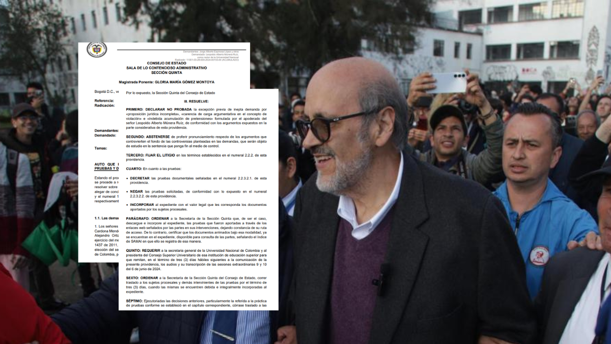 Leopoldo Múnera dice que respetará y cumplirá los resultados de los fallos que emitirá el Consejo de Estado sobre rectoría de la Universidad Nacional