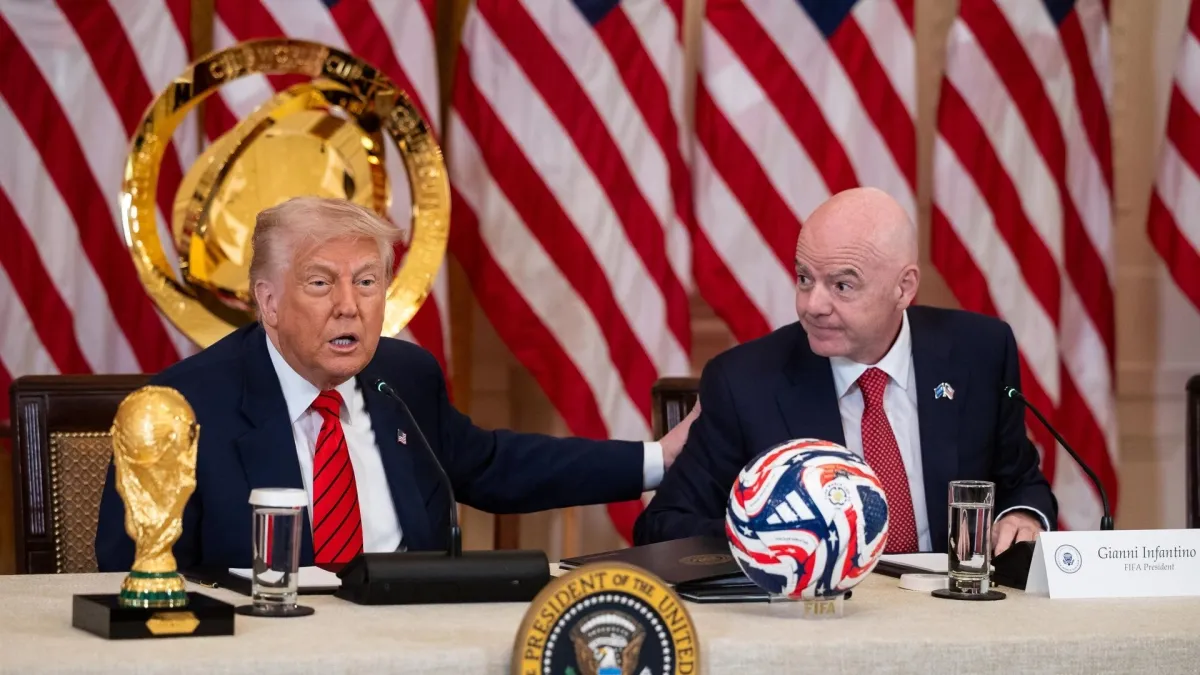 Presidente Donald Trump estaría impulsando a Gianni Infantino, presidente de la Fifa, como próximo líder de la ONU, según el New York Post