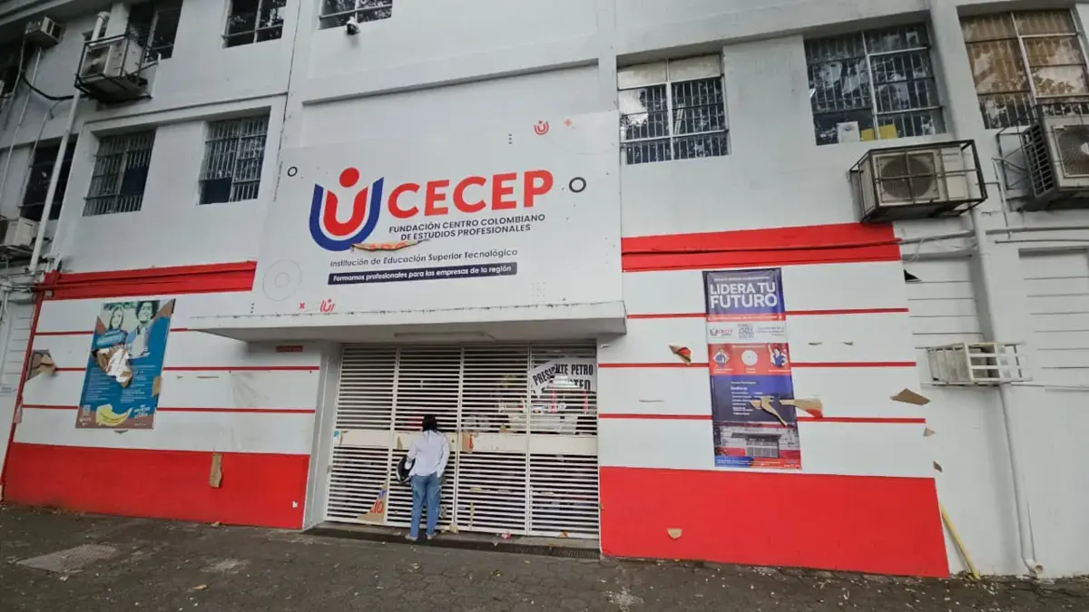 ¿Qué pasará con 1.064 estudiantes de fundación Cecep, estamento universitario que cerraría sus puertas en Cali? Así está crítico panorama de entidad