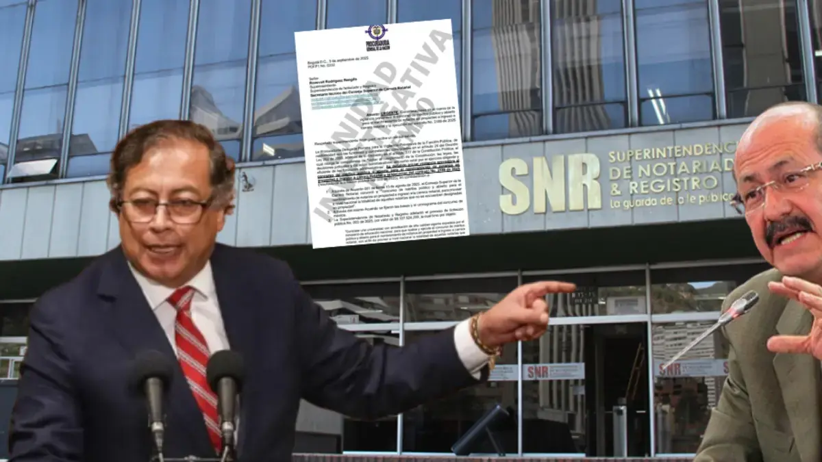 ¿Tambalea millonario concurso para notarios? Procuraduría pide explicaciones y presidente Gustavo Petro habla de rumores de sobornos por cupos
