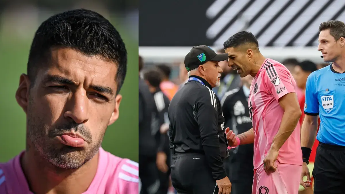 A Luis Suárez le cayó el peso de la ley: recibió tremenda sanción por escupir a un rival tras la final perdida por el Inter Miami en la Leagues Cup