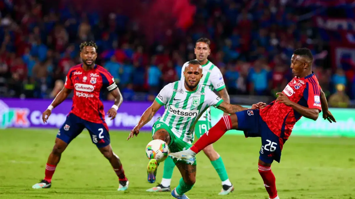 Medellín y Nacional empataron en un vibrante clásico paisa, en el que el DIM perdió la opción de acabar la fecha como puntero