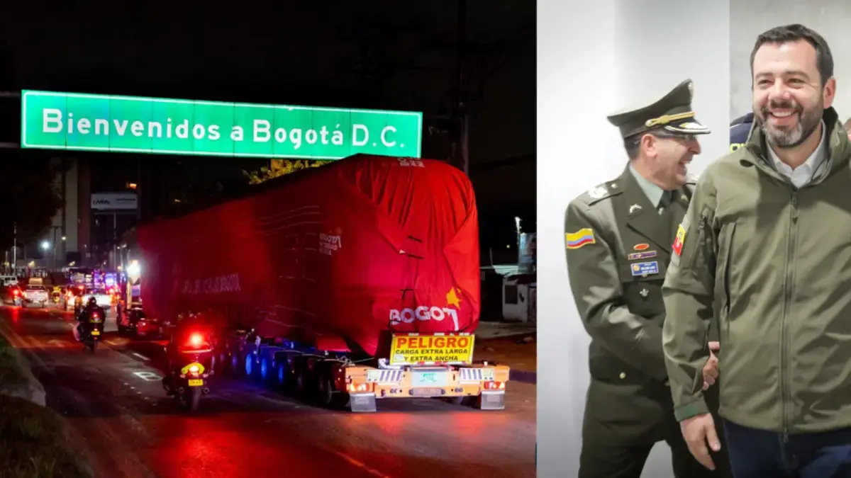 Alcalde Carlos Fernando Galán recibió los primeros vagones del Metro de Bogotá: 'Parte de la historia de nuestra ciudad'