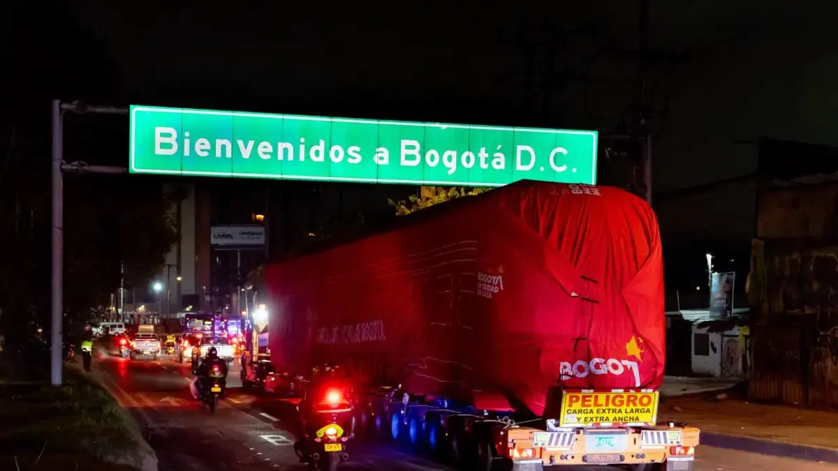 Vagones del Metro ya están en Bogotá: llegaron al patio taller en Bosa para iniciar pruebas