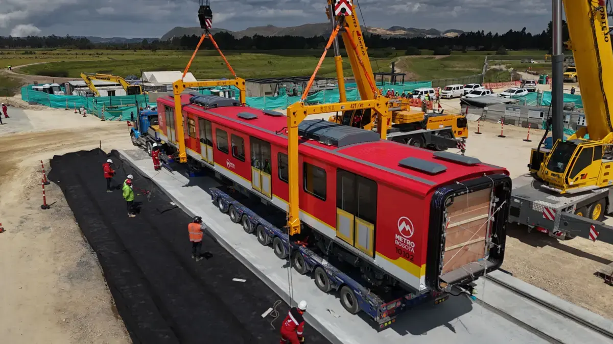 Arranca nuevo proceso tras llegada de primer tren del metro de Bogotá: ¿cómo serán las pruebas, cuándo estará la flota completa y cuál será la tarifa?