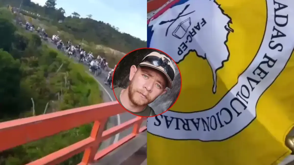 Video | Polémica en Antioquia por concurrida caravana fúnebre de alias Guillermino, cabecilla del frente 36 de las disidencias abatido por la Policía