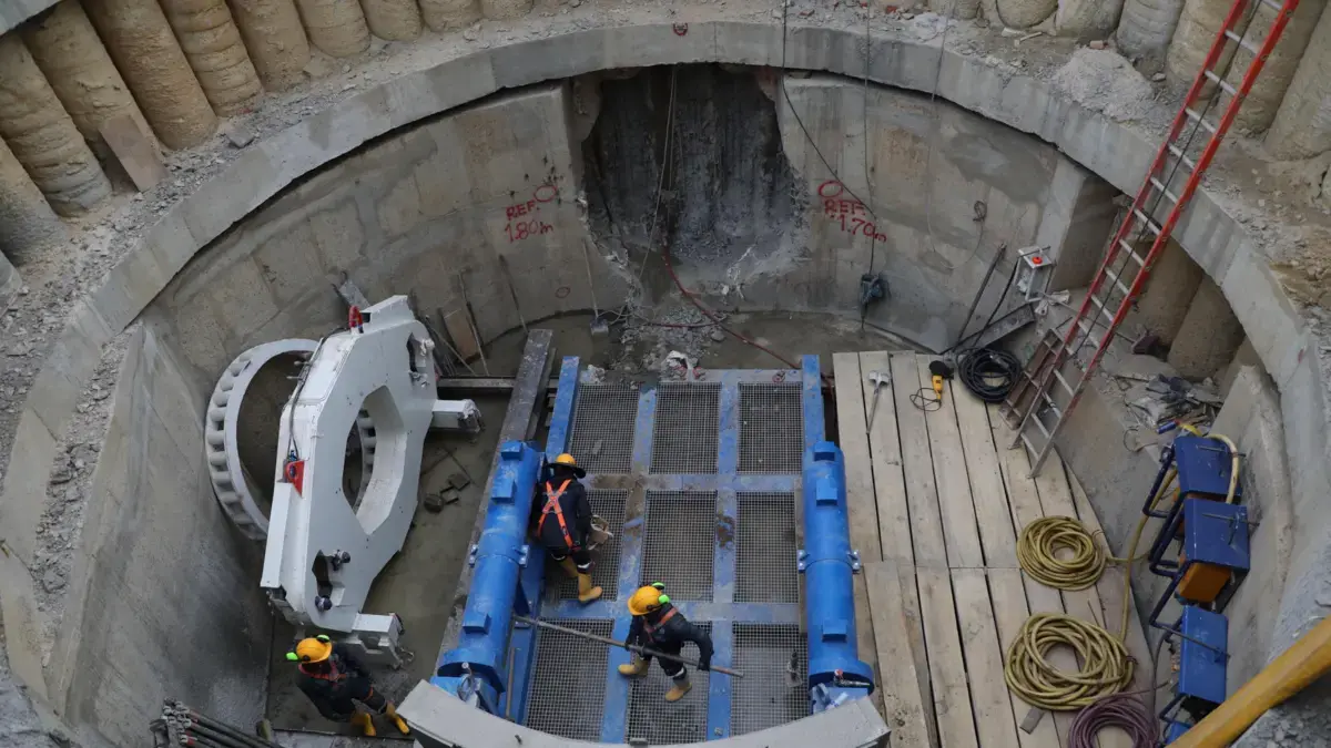 Llega a Barranquilla la máquina tuneladora que perforará el túnel del arroyo de la calle 85, una de las obras hidráulicas más esperadas de la ciudad