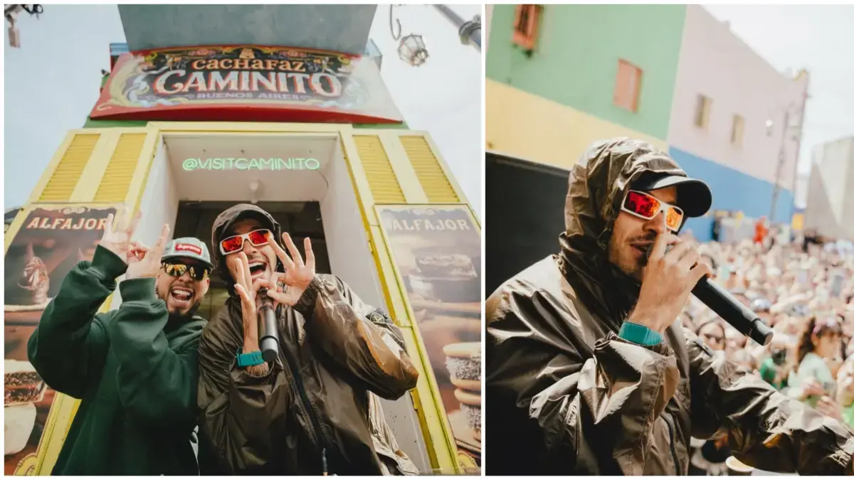 Feid encendió Caminito con un show sorpresa que desató la locura en Buenos Aires