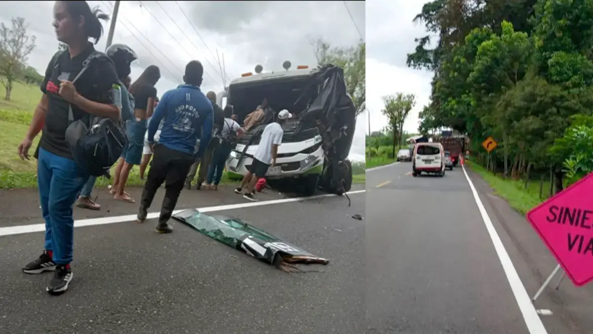 Esta es la identidad de los dos aprendices del Sena que fallecieron en aparatoso choque del bus en el que viajaban en una vía del Urabá antioqueño