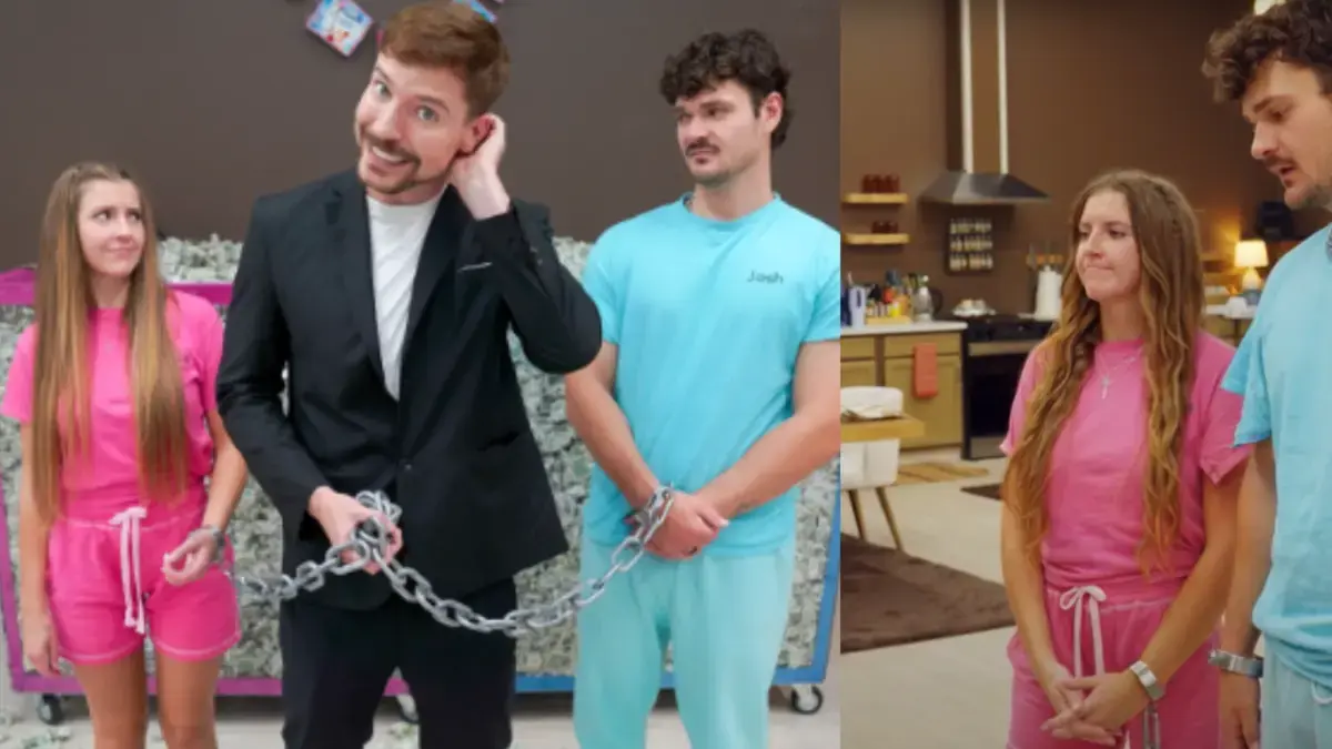 MrBeast le pagó casi $1.000 millones a una pareja de exnovios por estar esposados durante 30 días