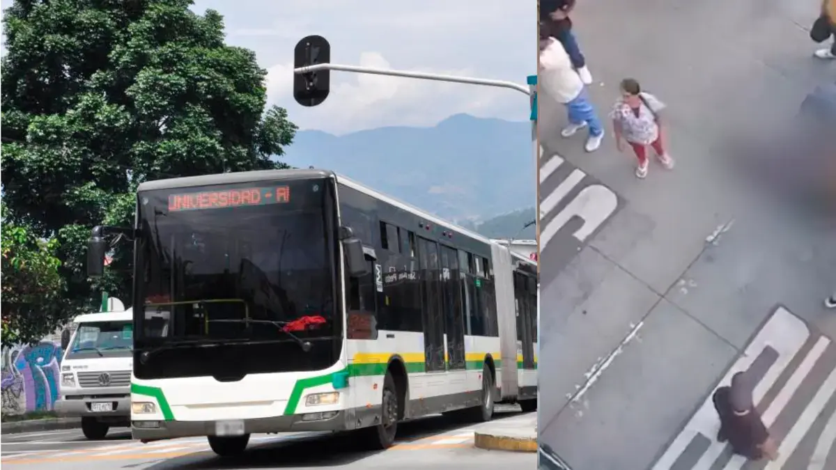 Medellín: en video quedó conductor de Metroplús que arrolló a un habitante de calle y al huir por miedo a linchamiento lo mató con segundo atropello