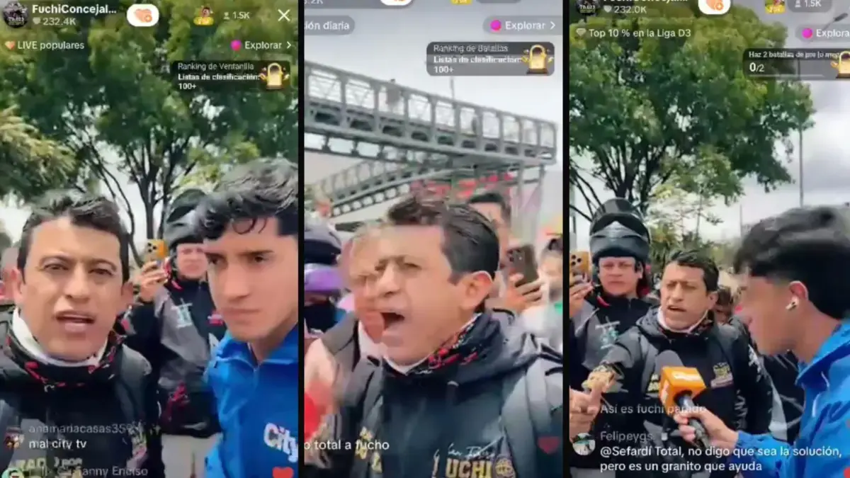 Periodista de Citytv agredido por concejal 'Fuchi' contó su versión de lo sucedido en protestas del 16 de septiembre: 'Expuso mi integridad física'