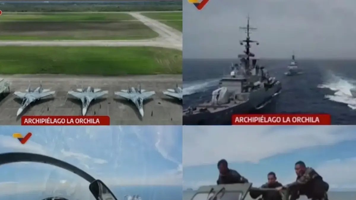Venezuela mostró lo que sería el armamento utilizado para los ejercicios militares en la isla del Caribe en respuesta a Estados Unidos