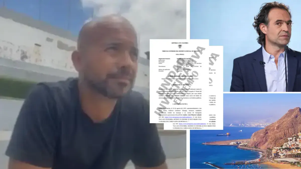 Confirman condena contra el hombre que amenazó desde Islas Canarias con llenarle la cabeza de metralla a Federico Gutiérrez