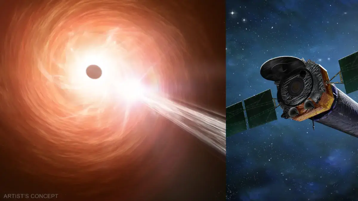 El telescopio Chandra de la Nasa capta un agujero negro en crecimiento acelerado que supera los límites conocidos: ¿qué lo impulsa?