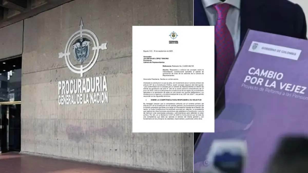 Procuraduría envía a la Corte su concepto sobre las actas de las sesiones extras que subsanaron la reforma pensional