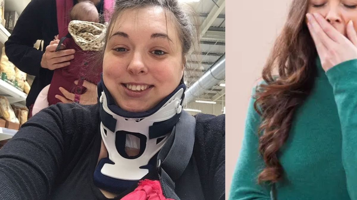 Esta mujer tuvo un bostezo tan grande que se rompió el cuello: ‘Sentí una descarga eléctrica que me recorrió el cuerpo’