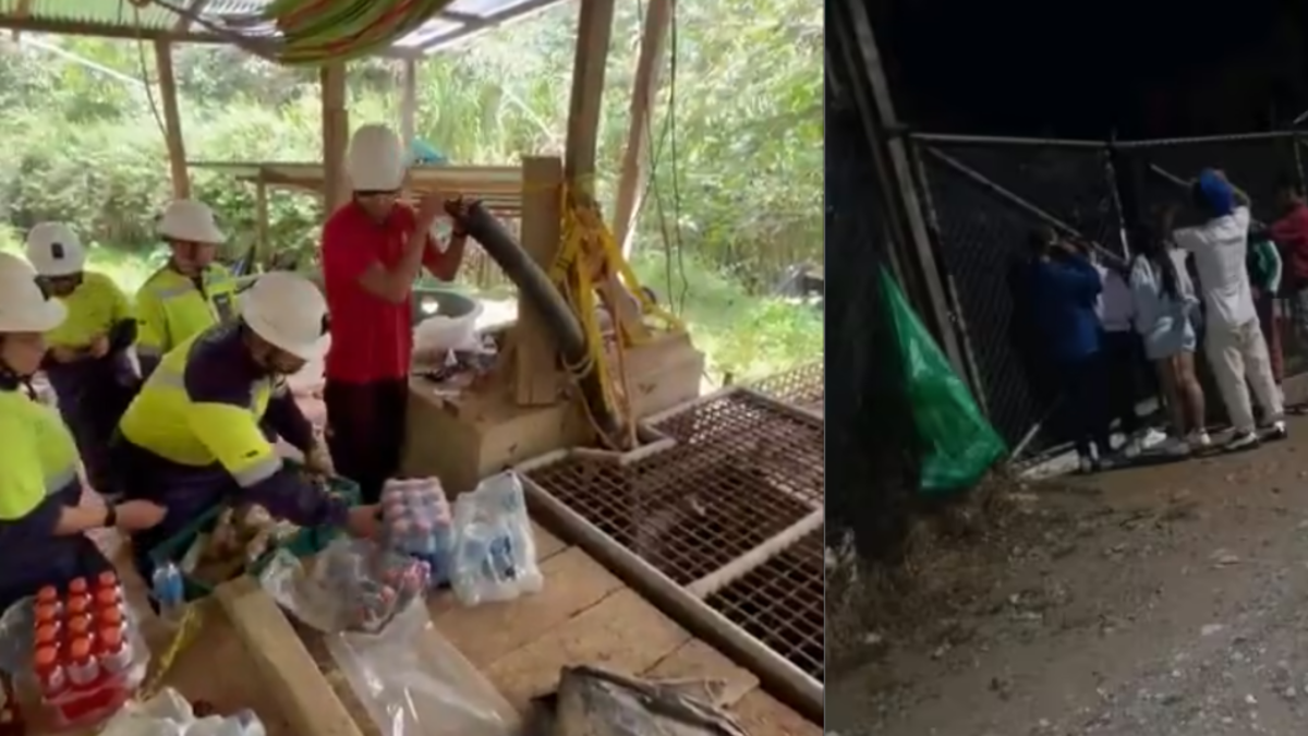 Así va el rescate de los 23 mineros atrapados a 80 metros de profundidad en una mina de Segovia, Antioquia: extracción va en un 50% de avance