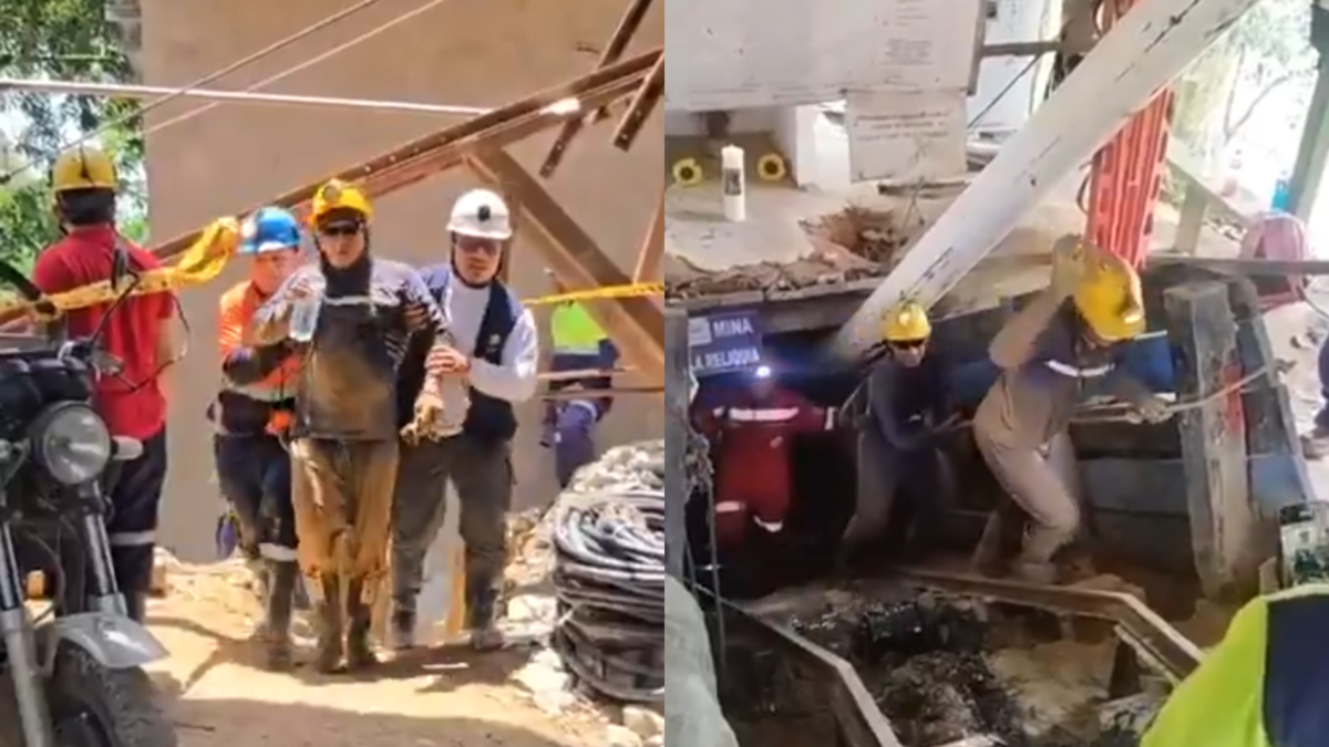 Atención: confirmaron rescate de los 23 mineros atrapados en la mina de oro La Reliquia de Segovia (Antioquia)