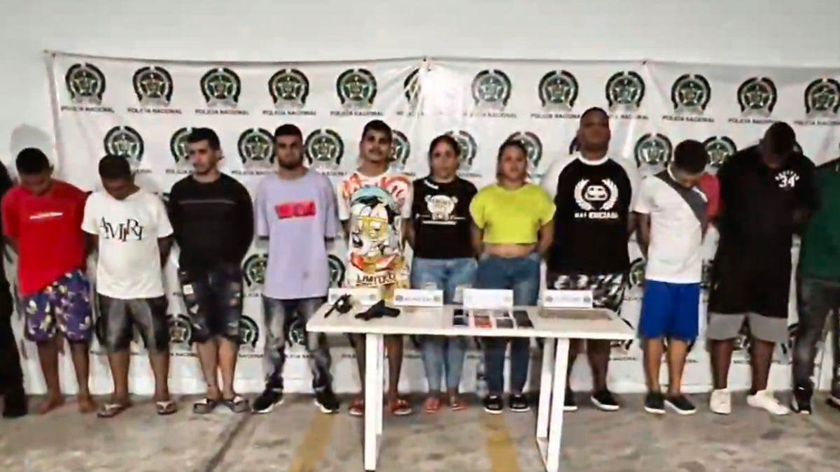 Caen 11 presuntos integrantes de ‘Los Costeños’ en Barranquilla y Soledad: los capturados acumulaban 45 anotaciones judiciales