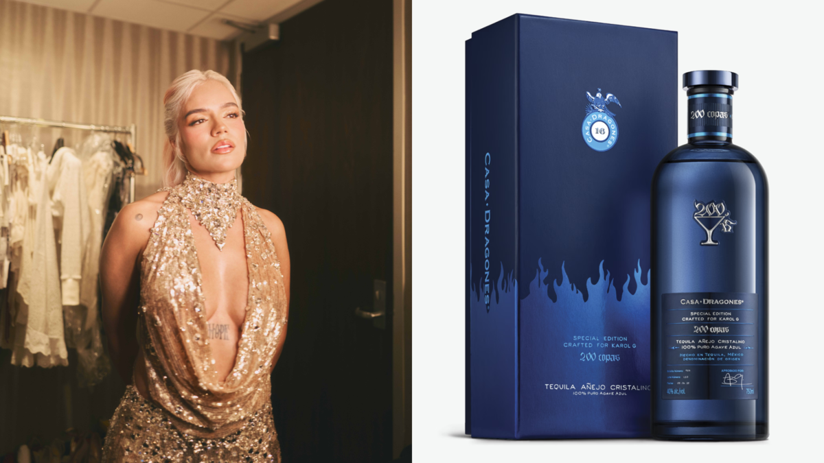 Karol G lanzó su tequila '200 Copas' en alianza con Casa Dragones: conozca el precio, de qué está hecho y cuándo llegará a Colombia