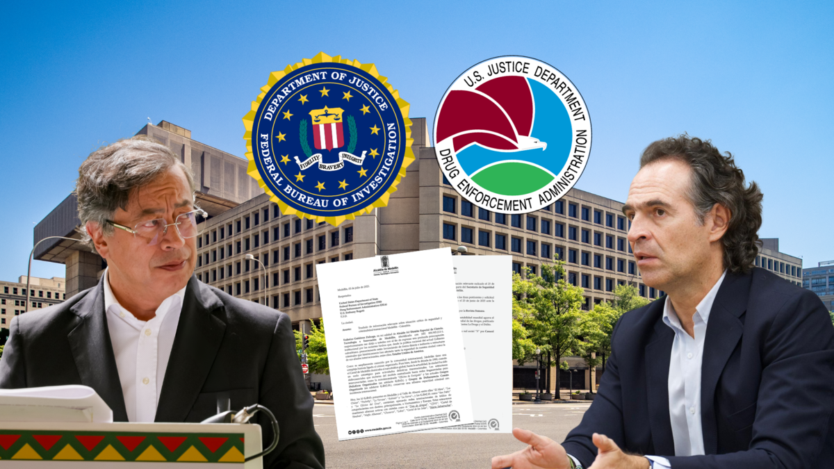 Las revelaciones clave de la carta del alcalde de Medellín, Federico Gutiérrez, al FBI y la DEA denunciando el 'tarimazo' del presidente Gustavo Petro