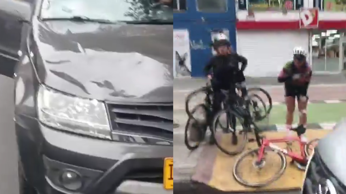 Video | Camioneta de alta gama atropelló a varios ciclistas al norte de Bogotá: conductor estaría en estado de embriaguez