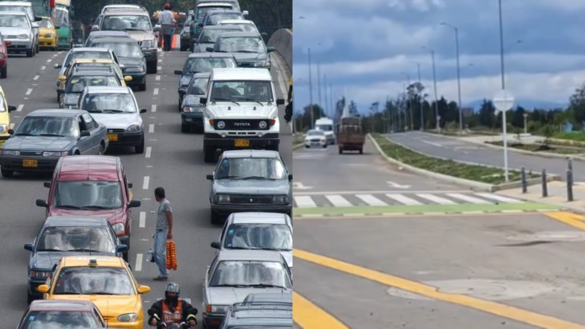 Nueva vía en Bogotá podría reducir los trancones en la autopista Norte y la carrera Séptima: el corredor permitiría la entrada y la salida a la ciudad