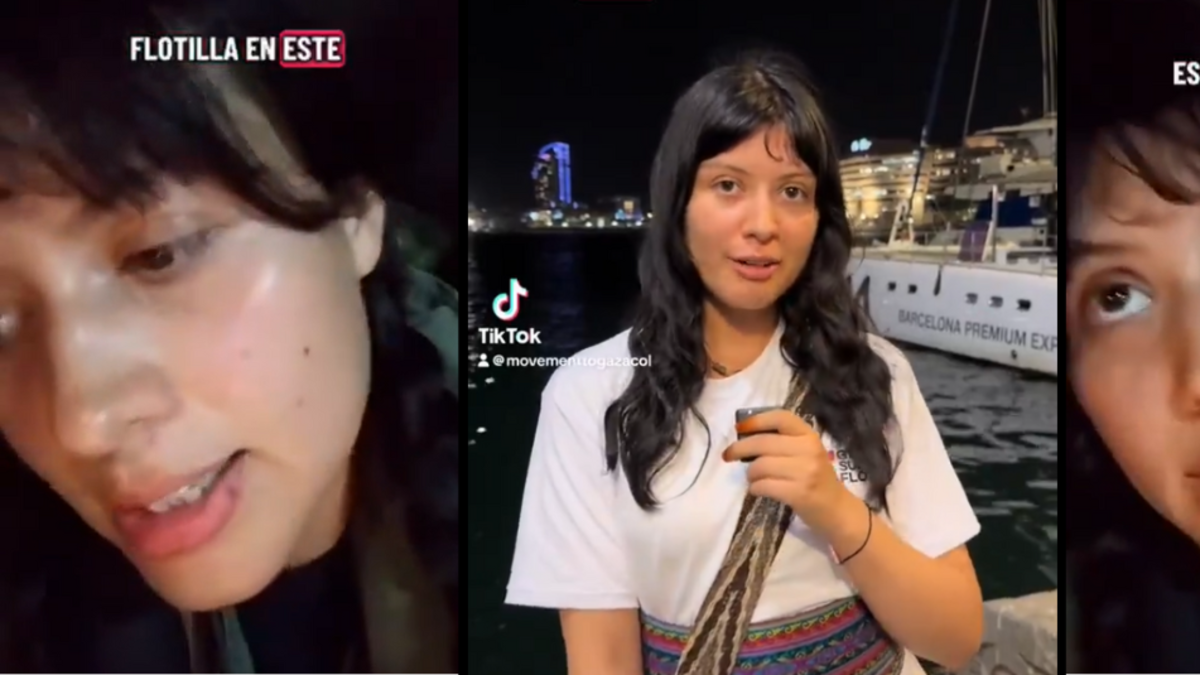Esto dijo una de las colombianas de la flotilla Global Sumud con ayuda humanitaria para Gaza durante interceptación de Israel: 'Estamos rodeadas'