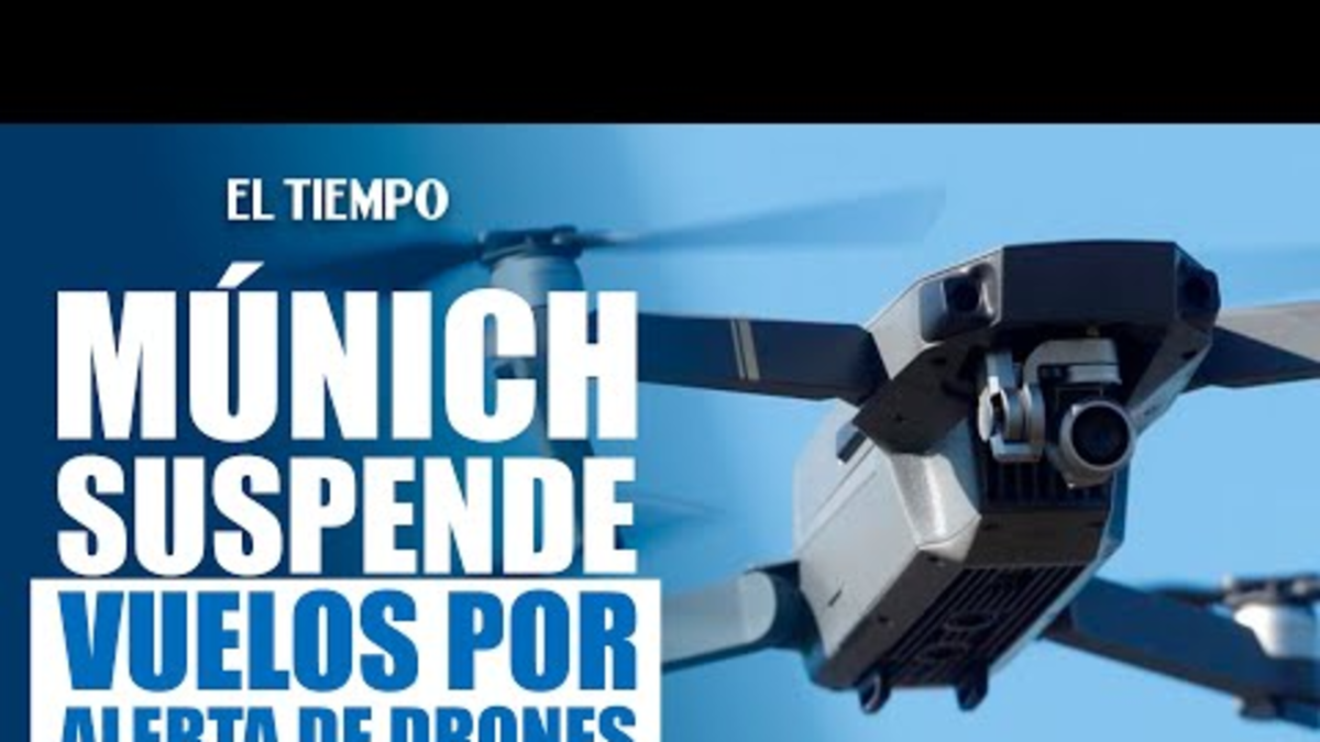 El aeropuerto de Múnich suspende temporalmente los vuelos por avistamiento de drones