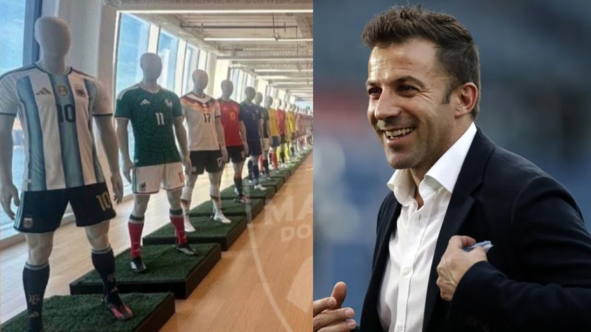 Insólito error de Alessandro Del Piero: filtró las camisetas para el Mundial 2026 y dejó en evidencia la de Selección Colombia